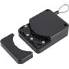 Cocoarm Chiudiporta Retrattile, 1,2 Kg di di Chiusura, Cavo D'acciaio Automatico con Dispositivo di Smorzamento Integrato, per Porte Scorrevoli Singole e doppie.