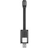 Zunate Mini Telecamera WiFi con Presa USB Visione Notturna HD 1080P, Rilevamento del Movimento, Visualizzazione Remota, per Casa Auto