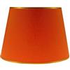 GARENERGIE Led Mall Home Paralume in Tessuto per Lampade da Tavolo | Paralume Conico per Lampade e Abat Jour da Soggiorno e Camera | Made in Italy, Diametro 25 cm (Arancione)