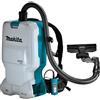 Makita DVC660Z ASPIRATORE A Zaino 18Vx2 6L-BL (Senza Batteria e caricabatteria), Turchese