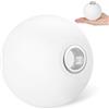 CAXUSD Paralume Sfera in Vetro Bianco Opaco G9, Copertura Luce | Acciaio Inox e Vetro, Installazione Rapida, Rimozione Semplice, Adatto a Camera da Letto e Salotto