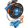 KALLE DAS KABEL Avvolgicavo da campeggio CEE H07BQ-F 3G 2,5 mm² EXTREME SIGNAL 25 metri in set con cavo di collegamento da 1,5 m