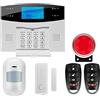 JOJIDE Kit Allarme Casa, Tuya Wifi GSM di allarme intelligente di protezione della sicurezza domestica LCD Schermo Burglar Kit Mobile App Braccio di controllo e disarmità(G2BW1)