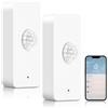 EQULIUS 2 sensori di movimento WiFi: sensore di movimento intelligente senza fili con app di monitoraggio remoto, compatibile con Smart Life/Tuya APP/Alexa, comando vocale