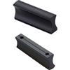 SZLXJMFL Maniglie per Ante Armadio Camera da Letto 32mm,2 pezzi Maniglia per Cucina Moderno Alluminio Solida | Finitura Anodizzato Maniglia ad I Lunghezza:43-1200mm Maniglie per Cassetti Nero Opaco 32mm/1.3in