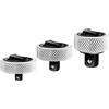 Generic Set di 3 chiavi a cricchetto multifunzione | 1/2 pollici, 3/8 pollici e 4/4 pollici mini chiave a cricchetto con rotella reversibile per strumenti di riparazione manuale