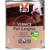 V33 Vernice Per Legno Opaca Bianco 250 Ml