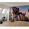 Komar Vlies Fototapete - Marvel Spider-Man Huge Jump - Größe 400 x 250 cm