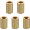 PATIKIL 5pz Distanziali Metallici in Ottone 6mm ID x 10mm OD x 16mm L | Distanziali a Vite, per Bulloni 1/4 Pollice o M6, Distanziali in Ottone