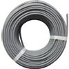 Electraline 14007 Cavo Telefonico/Citofonico, 2 Coppie e Messa a Terra, Lunghezza 25 m, Grigio