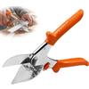 Generic Cesoie per taglio ad angolo multiplo, 45-135 gradi, regolabili, forbici per rifiniture in legno, taglio plastica, PVC
