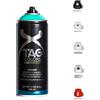 VIRSUS 1 Bomboletta Spray Vernice Acrilica per GRAFFITI Verde A032 da 400ml + 5 testine per tratti precisi e spessi, finitura opaca coprente, per street artists murales (URANUS GREEN)