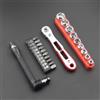 Generic 21Pcs Ratchet Screwdriver Set, 1/4 Ultra Low Profile Mini Ratchet Wrenches Set with Reversible 36-Tooth Design Magnetic Repair Tool for Electronics, Toys, Home Appliances