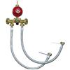 Gnali Bocia Srl Centralina Per Gas A 2 Uscite Automatico, Completa Di Flessibili, Regolatore E Valvola Di Sicurezza.