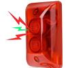 Dioche 12 V DC Sirena stroboscopica di allarme cablata, Wired lampeggiante luce Stroboscopica Siren Suono Allarme, Sistema Di Allarme Cablato Di Sicurezza Domestica
