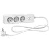 Schneider Electric Zenitech SC5ST9331W - Prolunga multipresa a 3 prese, 2P+T, colore: bianco, cavo 1,5 m