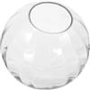 OFFIGAM Paralume Globo in Vetro Righe Verticali per Lampada a Sospensione | Copertura Decorativa per Lampada da Soffitto, Installazione Semplice, Finitura Raffinata, Stile Elegante Atmosferico