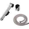 Generic Bidet spruzzatore portatile per WC con supporto per tubo da 1,5 m, tubo flessibile telescopico per doccia per la pulizia del pannolino del bagno, guardaroba, pulizia dei pavimenti