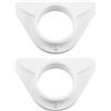 yimeizhiguang Rinforzo per lavello da 36 mm, confezione da 2, stabilizzatore per rubinetto in plastica per lavelli in acciaio inossidabile, riduce l'oscillazione, migliora la stabilità del rubinetto, accessori per