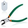 Generic Tronchesina tagliabughi a 45° con coperchio protettivo per modellismo in plastica modello elettronico tagliacolatura
