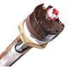 Reco Elemento riscaldante con termostato e zinco Shutzt Anodo 1 1/4 5/4, 3 kW, termostato di sicurezza solare per scaldabagno RECO