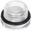 QUARKZMAN Spia Olio Compressore Aria Vetro M16 x 1.5mm Maschio Liquido Livello Indicatore Plastica Olio Vista Rotonda Testa Finestra con O-Ring per Aria Raccordi Riduttore, Trasparente