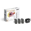BTicino Kit Luci Connesse Livinglight Smart SL3601KIT, Per Accendere/Spegnere Luci Tramite App o con Alexa, Google e Siri, con 1 Gateway Plug-in Nero S36GWGC e 3 Deviatori Antracite Connessi L4003C