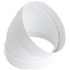 La Ventilazione CCR10045B Curva 45° F/F in ABS per Aerazione Canalizzata, diametro 100 mm