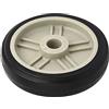PATIKIL 4.7 Plastica Aria Compressore Ruota Ricambio Parti Ruota, Nero