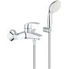 GROHE Miscelatore Monocomando per Vasca-Doccia, Argento (Cromo) 3330220A