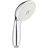 GROHE Tempesta Manopola Doccino Doccia (3 getti, 100 mm, DreamSpray erogazione uniforme, SpeedClean anticalcare), Cromo, 28419002