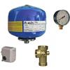 Generico Idro Kit Idrosfera Autoclave 24Lt con Pressostato, Manometro, Raccordo Tee 5 Vie