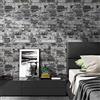 Yullpaper Carta Da Parati 3D In Mattoni Grigi Adesiva Per Mobili Armadio Muro Camera Da Letto Cucina Effetto Pietra PVC Rotolo Vintage 40cm x 300cm