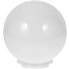 ERINGOGO Copertura Lampada Sfera in Acrilico Bianco per Esterno, Giardino Patio | Protezione Pioggia e Polvere, Luce Soffusa per Occhi, Copertura per Lampada da Patio e Giardino