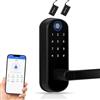 NGBFF Serratura Smart, Serratura elettronica digitale con impronta digitale intelligente senza chiave con codice di accesso, maniglia elettrica for porte d'ingresso,per camere da letto, uffici e hotel