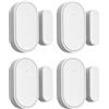 Generic Allarmi per Finestre, Allarme con Sensore Magnetico per Porte e Finestre Sensori di Allarme per Finestre Allarmi per Porte All'apertura Rilevatore Magnetico per Porte da 433 MHz