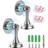 ZUONAI Fermaporta Magnetici ZUONAI Fermaporta a Magnete Adesivo Resistente (2 Pack)