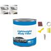 Generic Kit di stucco leggero ad asciugatura rapida - Stucco per carrozzeria in fibra di vetro ad asciugatura rapida con indurente per la riparazione di auto - Adatto per ammaccature e graffi (Upgrade)