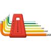 PB Swiss Tools Set di 6 cacciaviti angolari esagonali con testa sferica, verniciati a polvere