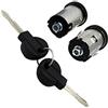 NWQZTS 2PCS Set di cilindri di serratura porta, per Fiat, per Scudo 1995 1996 1997 1998 1999 2000 2001 2002 2003 2004 2005 2006, 9170.AY 4162C9