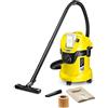KÄRCHER aspiratore solidi liquidi a batteria WD 3 Battery, filtro a cartuccia, tubo di aspirazione:2m, contenitore in plastica: 17 l, funz. soffiante, utilizzabile con batteria KÄRCHER 36V non inclusa