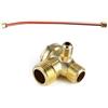 YUETTYY Valvola di ritegno del compressore d'aria, tubo di scarico da 200 mm per parti del compressore d'aria, per tubo di collegamento del serbatoio a pressione dell'aria