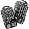 Generic Un kit completo di cacciaviti con 115 utensili, progettato per versatilità e lunga durata. Questo kit di smontaggio multifunzionale include punte irregolari