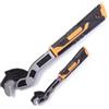 Profi-Partner Set di chiavi a sgancio rapido con ripristino automatico a molla. Include una chiave inglese con campate da 7 a 15 mm e una da 15 a 35 mm.