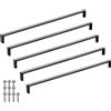 SOTECH 5 maniglie per mobili BLACKLINE XI BA 320 mm nero opaco | lunghezza 327 mm, larghezza 12 mm, altezza 27 mm Maniglia di design ad arco in alluminio