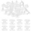 PATIKIL 20 Set Viti Chicago 10mm Plastica per Rilegatura Trasparente | Rivetti, per Cinture in Pelle, Album Fotografici