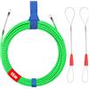 CASMIGC Sonda Passacavi,15M Professionale Con 2 Molla Di Guida 4.5mm Tiracavi,Estrattor Per Cavi Elettricista