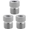 Briny River Adattatore Per Tubo Flessibile Per Aerografo Da 3 Pezzi G1/8 BSP Maschio In Ottone Compatibile Con Badger Aerografo