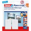 tesa Chiodini per Quadri - 2 Chiodini, Inclusi Powerstrips LARGE | Chiodi Adesivi per Cornici - Fissaggio senza Forare con tesa Powerstrips LARGE - Chiodi da Parete, Capacità Massima 1 kg