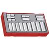 Teng Tools TT3816 - Set di chiavi a bussola profonda da 3/8